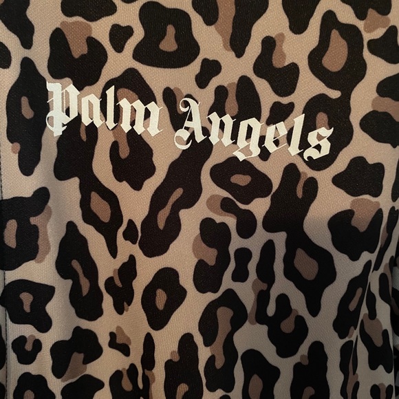 Palm Angels Leopard Print Track Hoodie - Picture 2 of 3